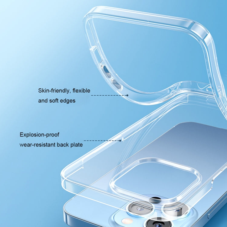 For iPhone 13 WEKOME Top Clear Phone Case(Transparent)