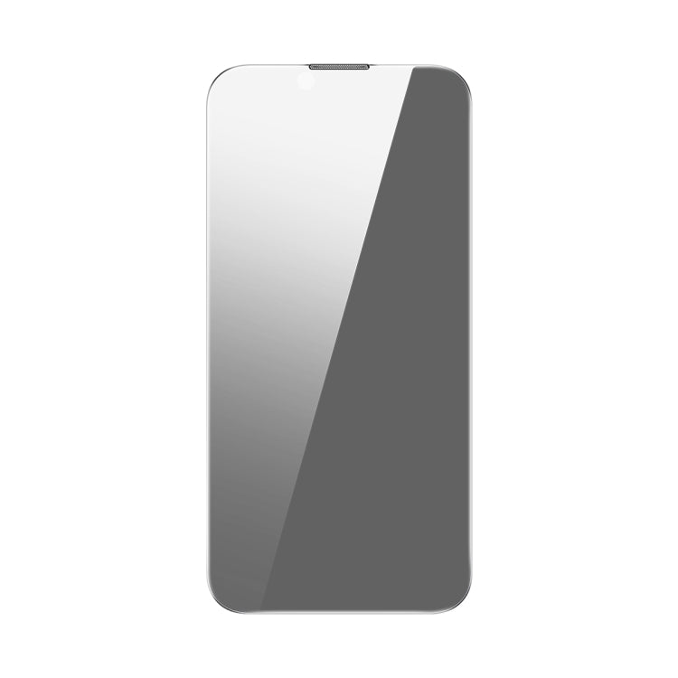 For iPhone 14 / 13 / 13 Pro 2pcs Baseus 0.3mm Crystal Peep-proof Explosion-proof Tempered Glass Film