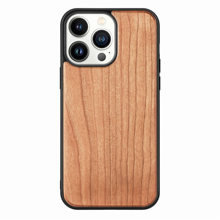 For iPhone 14 Pro TPU + Solid Wood Phone Case