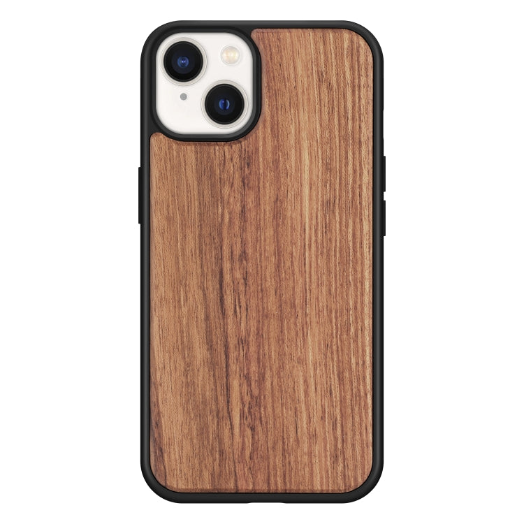 For iPhone 14 Plus TPU + Solid Wood Phone Case