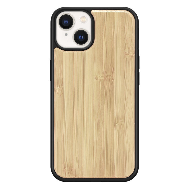 For iPhone 14 Plus TPU + Solid Wood Phone Case