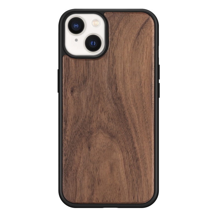 For iPhone 14 Plus TPU + Solid Wood Phone Case