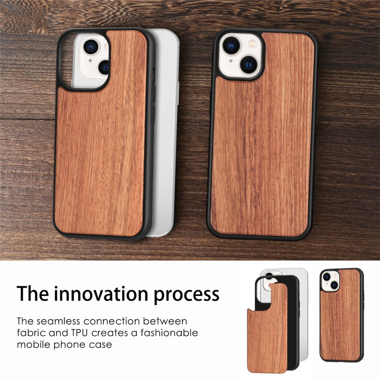For iPhone 14 Plus TPU + Solid Wood Phone Case