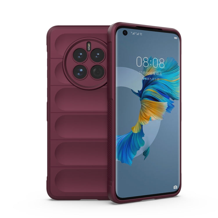 For Huawei Mate 50 Magic Shield TPU + Flannel Phone Case