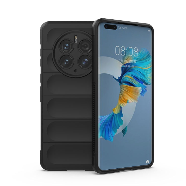 For Huawei Mate 50 Pro Magic Shield TPU + Flannel Phone Case