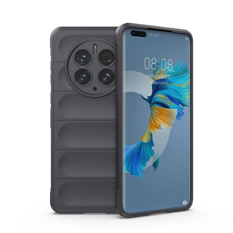 For Huawei Mate 50 Pro Magic Shield TPU + Flannel Phone Case