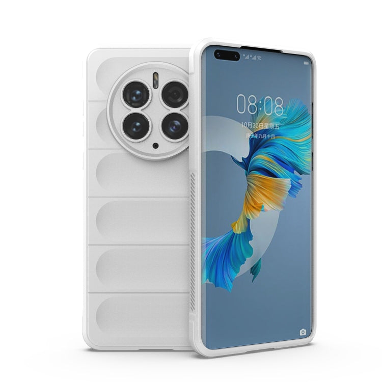 For Huawei Mate 50 Pro Magic Shield TPU + Flannel Phone Case