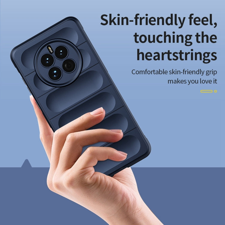 For Huawei Mate 50 Pro Magic Shield TPU + Flannel Phone Case