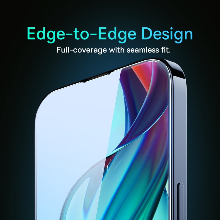 For iPhone 14 Pro Max 2pcs Baseus 0.3mm Full-glass Crystal Explosion-proof Tempered Glass Film