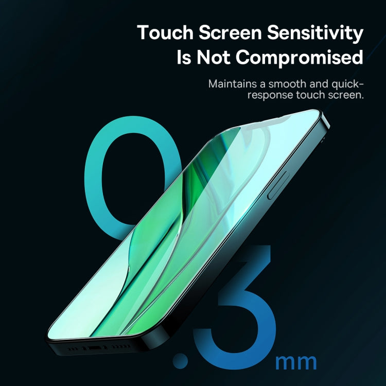 For iPhone 14 Plus / 13 Pro Max 2pcs Baseus 0.3mm Crystal Tempered Glass Film