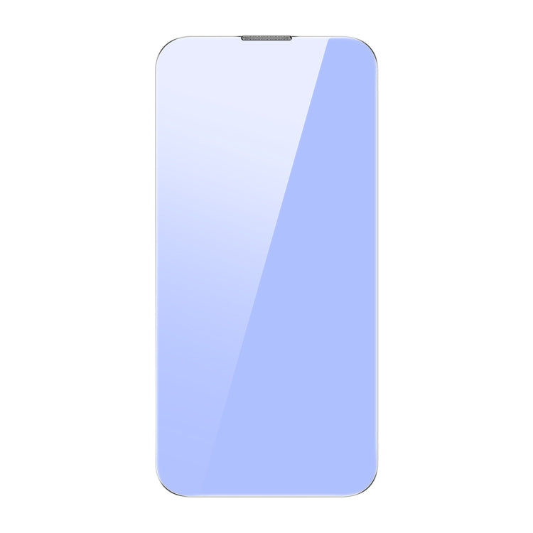 For iPhone 14 Plus / 13 Pro Max Baseus 2pcs 0.3mm Crystal Anti Blue-ray Tempered Glass Film