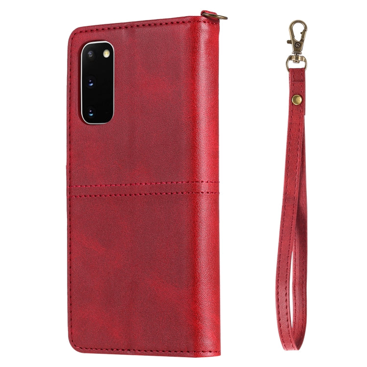 For Galaxy S20 Multifunctional Detachable Magnetic Horizontal Flip Leather Case with Card Slots & Holder & Wallet