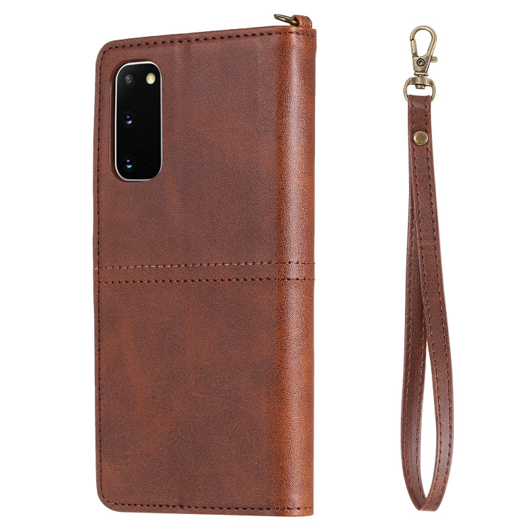For Galaxy S20 Multifunctional Detachable Magnetic Horizontal Flip Leather Case with Card Slots & Holder & Wallet
