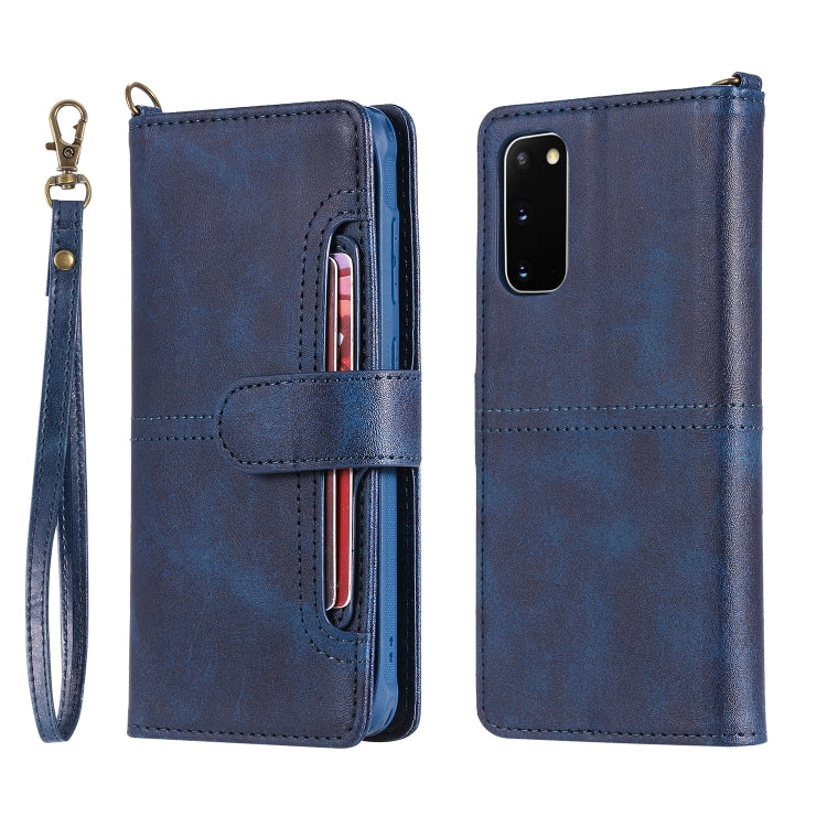 For Galaxy S20 Multifunctional Detachable Magnetic Horizontal Flip Leather Case with Card Slots & Holder & Wallet
