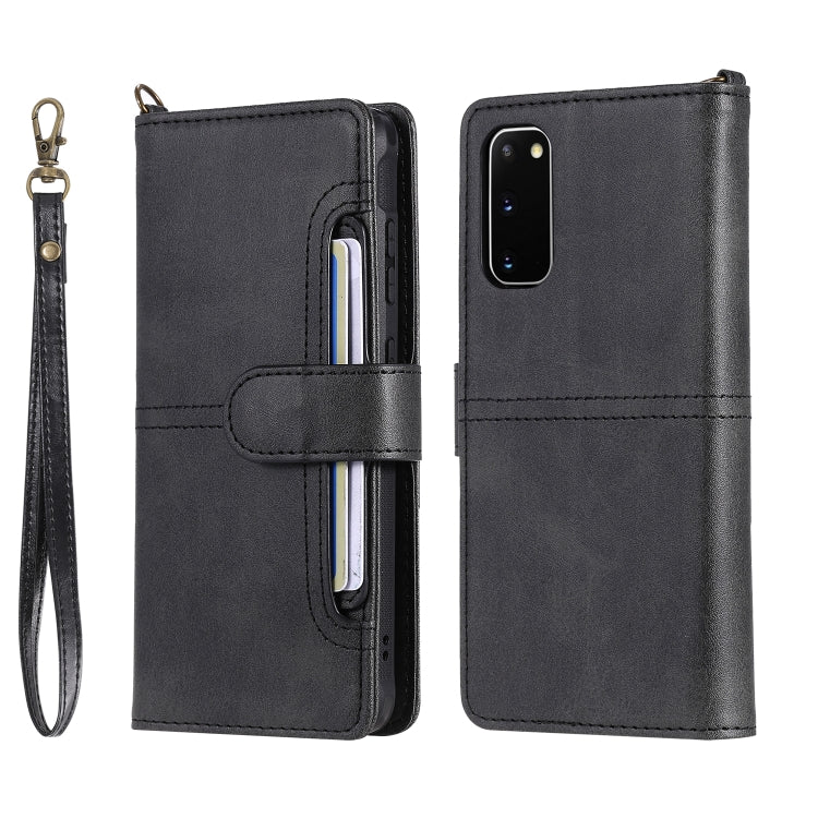For Galaxy S20 Multifunctional Detachable Magnetic Horizontal Flip Leather Case with Card Slots & Holder & Wallet