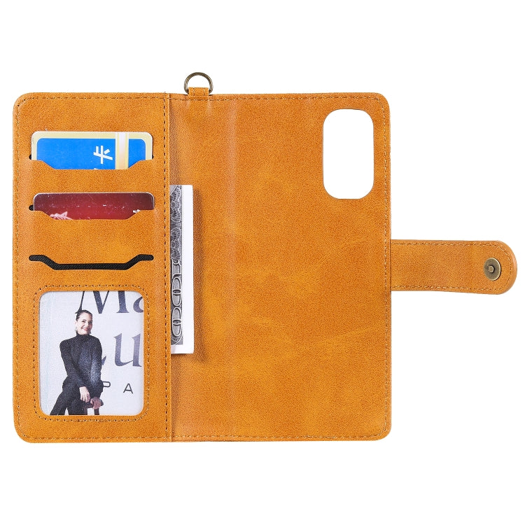 For Galaxy S20 Multifunctional Detachable Magnetic Horizontal Flip Leather Case with Card Slots & Holder & Wallet