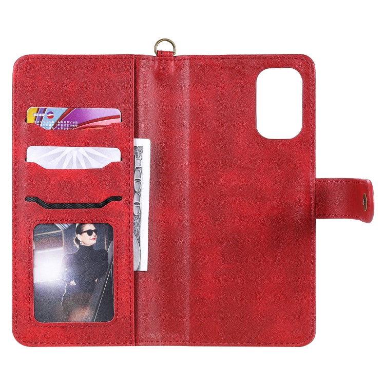 For Galaxy S20 Plus Multifunctional Detachable Magnetic Horizontal Flip Leather Case with Card Slots & Holder & Wallet