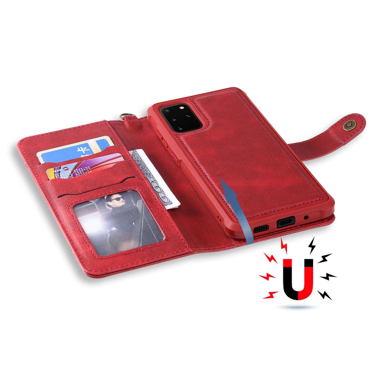 For Galaxy S20 Plus Multifunctional Detachable Magnetic Horizontal Flip Leather Case with Card Slots & Holder & Wallet