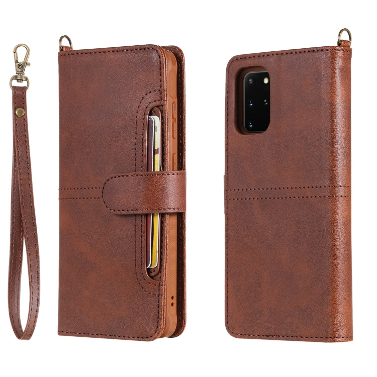 For Galaxy S20 Plus Multifunctional Detachable Magnetic Horizontal Flip Leather Case with Card Slots & Holder & Wallet