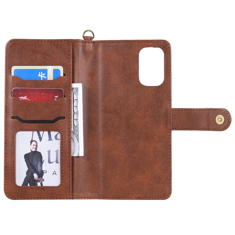 For Galaxy S20 Plus Multifunctional Detachable Magnetic Horizontal Flip Leather Case with Card Slots & Holder & Wallet