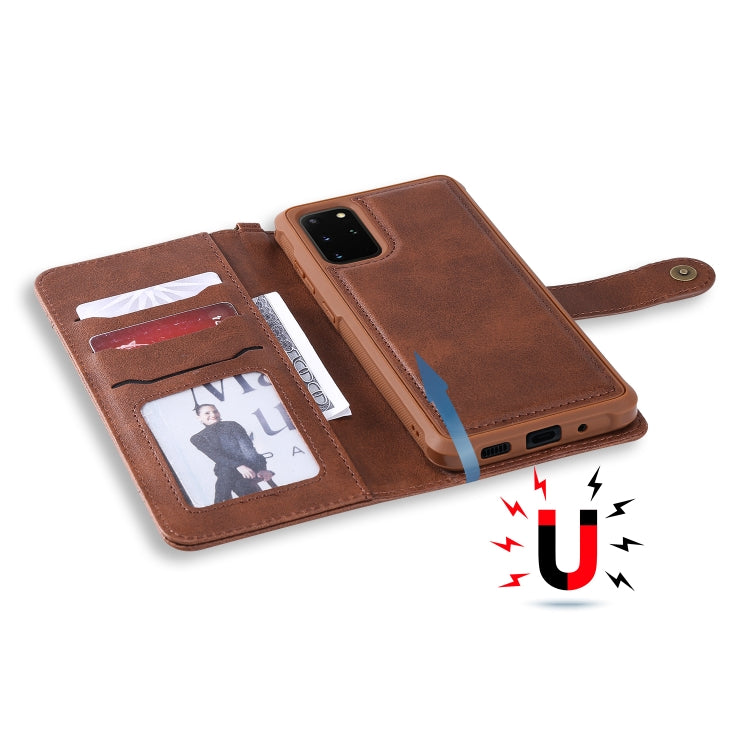 For Galaxy S20 Plus Multifunctional Detachable Magnetic Horizontal Flip Leather Case with Card Slots & Holder & Wallet