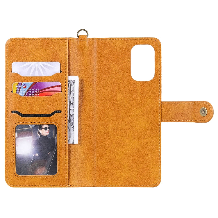 For Galaxy S20 Plus Multifunctional Detachable Magnetic Horizontal Flip Leather Case with Card Slots & Holder & Wallet