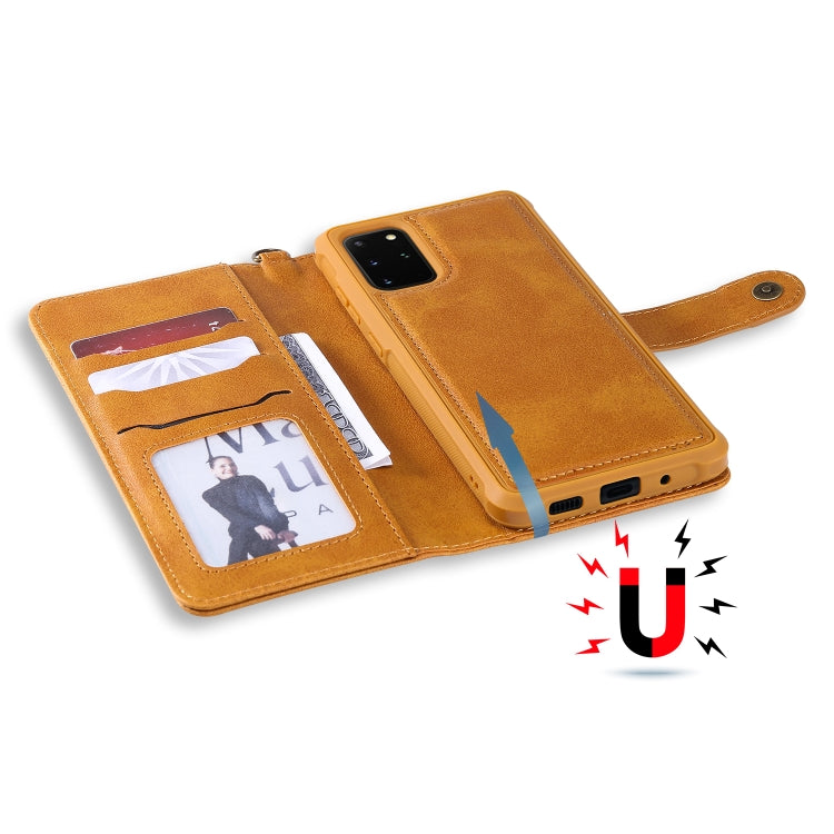 For Galaxy S20 Plus Multifunctional Detachable Magnetic Horizontal Flip Leather Case with Card Slots & Holder & Wallet
