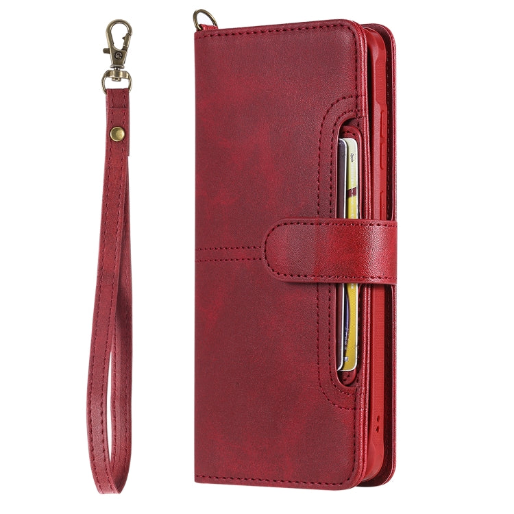 For Galaxy S20 Ultra Multifunctional Detachable Magnetic Horizontal Flip Leather Case with Card Slots & Holder & Wallet