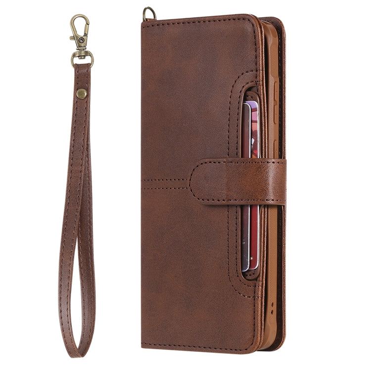 For Galaxy S20 Ultra Multifunctional Detachable Magnetic Horizontal Flip Leather Case with Card Slots & Holder & Wallet