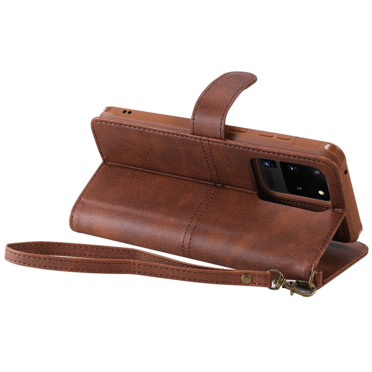 For Galaxy S20 Ultra Multifunctional Detachable Magnetic Horizontal Flip Leather Case with Card Slots & Holder & Wallet