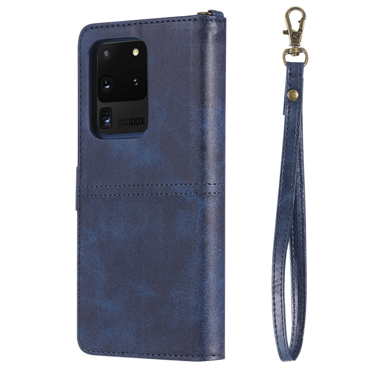 For Galaxy S20 Ultra Multifunctional Detachable Magnetic Horizontal Flip Leather Case with Card Slots & Holder & Wallet