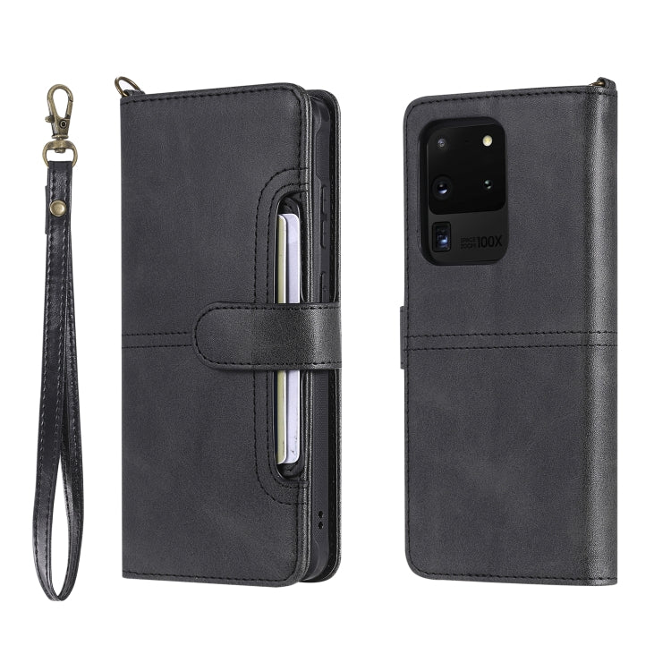 For Galaxy S20 Ultra Multifunctional Detachable Magnetic Horizontal Flip Leather Case with Card Slots & Holder & Wallet