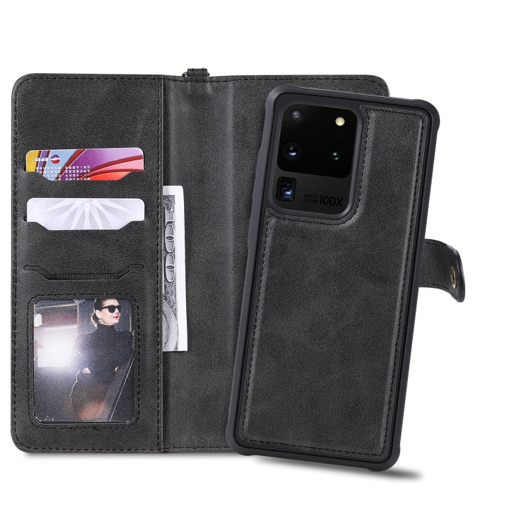 For Galaxy S20 Ultra Multifunctional Detachable Magnetic Horizontal Flip Leather Case with Card Slots & Holder & Wallet