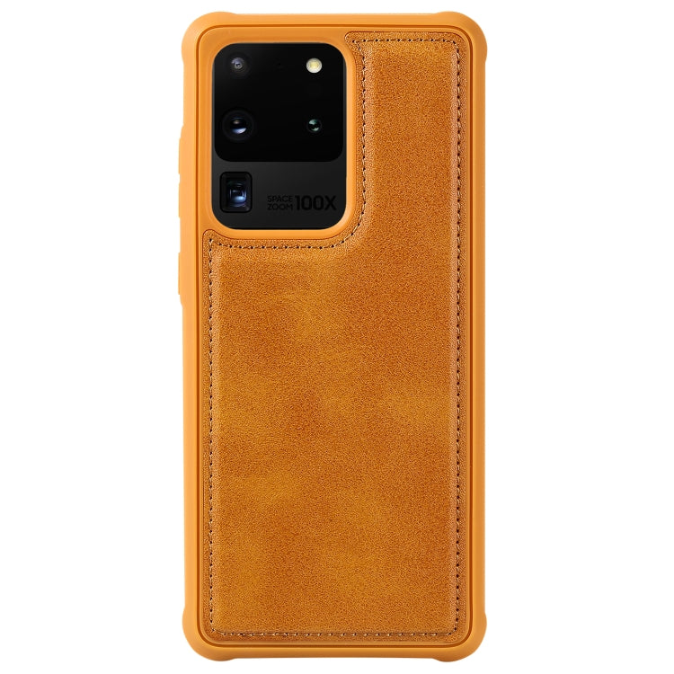For Galaxy S20 Ultra Multifunctional Detachable Magnetic Horizontal Flip Leather Case with Card Slots & Holder & Wallet