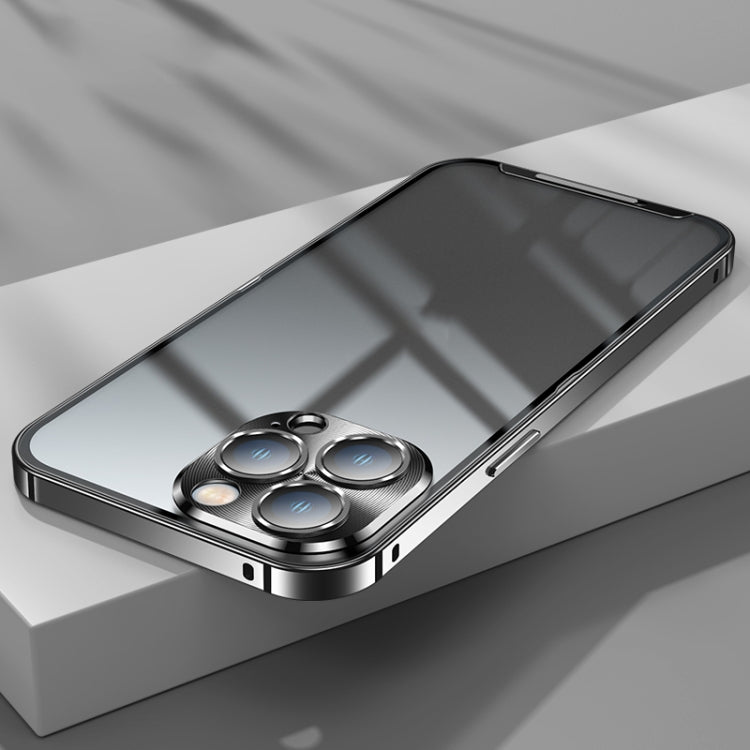For iPhone 14 Pro Frosted Metal Phone Case