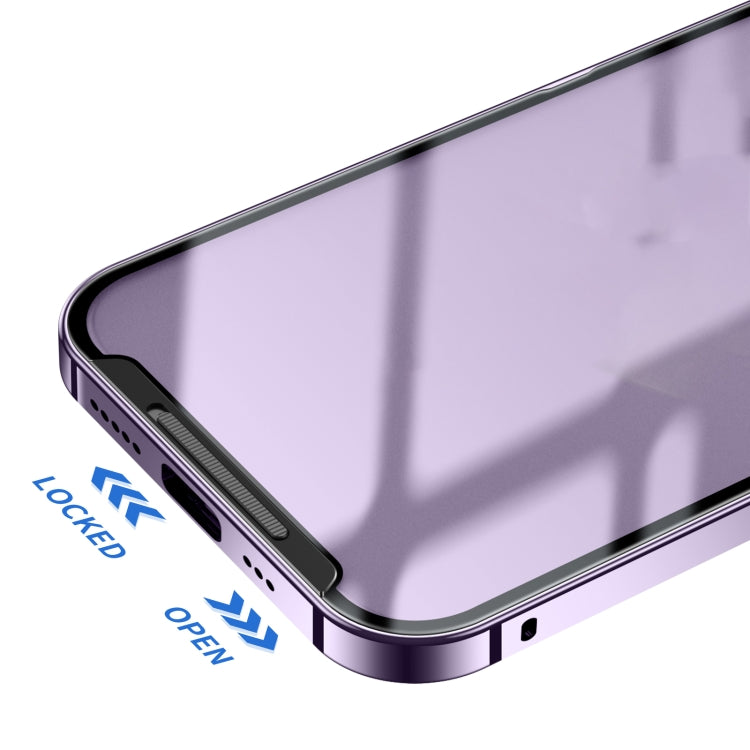 For iPhone 14 Pro Frosted Metal Phone Case
