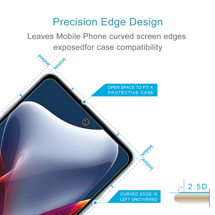 For Motorola Edge S30 50 PCS 0.26mm 9H 2.5D Tempered Glass Film