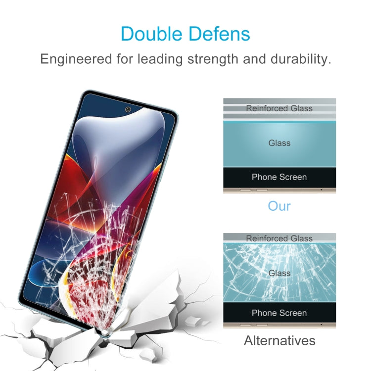 For Motorola Edge S30 50 PCS 0.26mm 9H 2.5D Tempered Glass Film