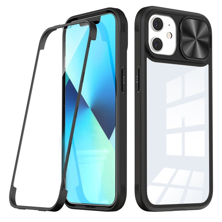 For iPhone 12 / 12 Pro 360 Full Body Sliding Camshield Phone Case