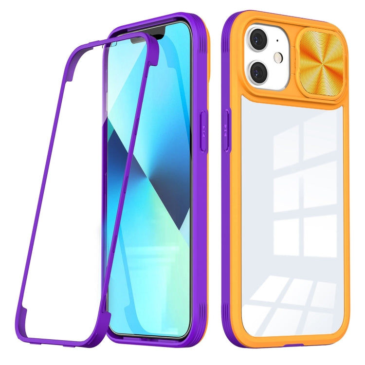For iPhone 12 / 12 Pro 360 Full Body Sliding Camshield Phone Case
