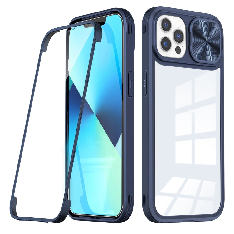 For iPhone 12 Pro Max 360 Full Body Sliding Camshield Phone Case