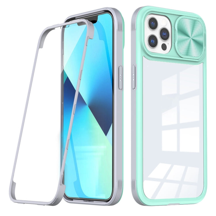 For iPhone 12 Pro Max 360 Full Body Sliding Camshield Phone Case