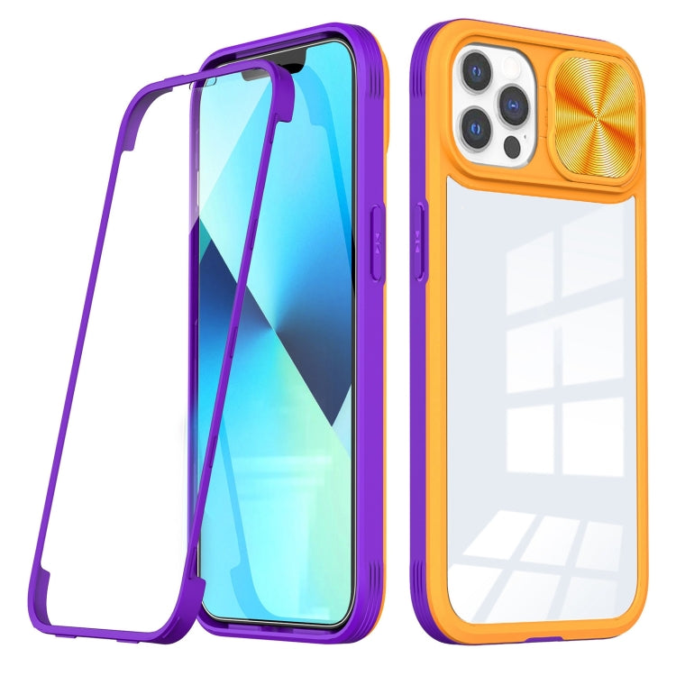 For iPhone 12 Pro Max 360 Full Body Sliding Camshield Phone Case