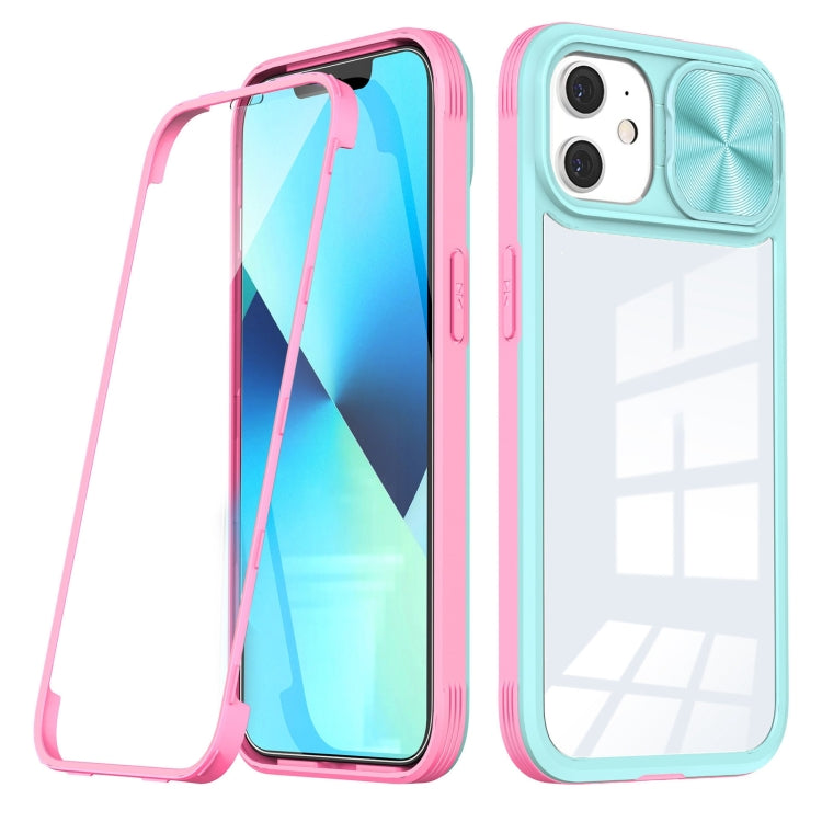 For iPhone 11 360 Full Body Sliding Camshield Phone Case