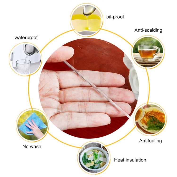 100x100cm Waterproof Oilproof Transparent PVC Disposable Tablecloth Coffee Table Mat