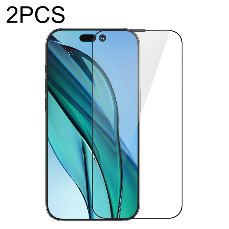 For iPhone 14 Pro Max 2pcs Baseus 0.3mm Full-screen Crystal Tempered Glass Film