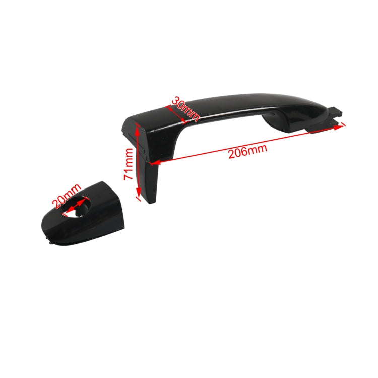 A5431-02 Car Front Right Door Outside Handle 82660-2F000 for KIA Spectra 2004-2009