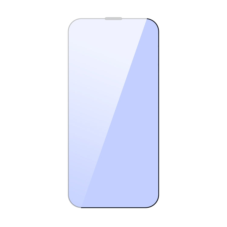 For iPhone 14 Pro Max 2pcs Baseus 0.3mm Full-screen Anti Blue-ray Tempered Glass Film