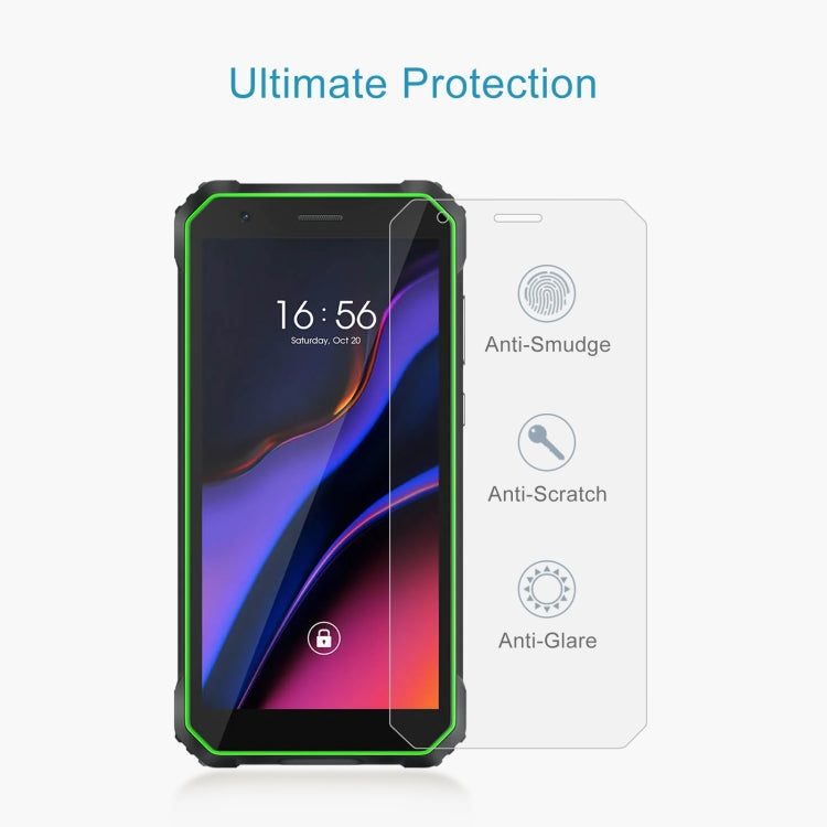 10 PCS For Blackview OSCAL S60 0.26mm 9H 2.5D Tempered Glass Film