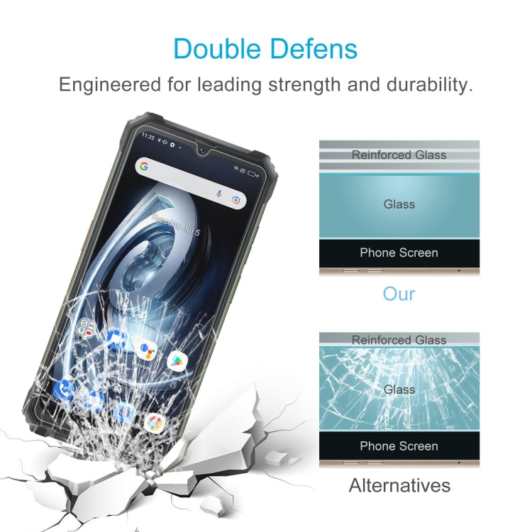 50 PCS For Blackview BV7100 0.26mm 9H 2.5D Tempered Glass Film